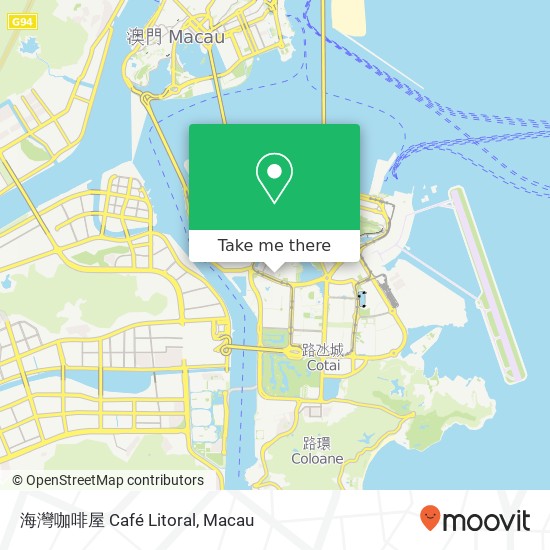 海灣咖啡屋 Café Litoral map