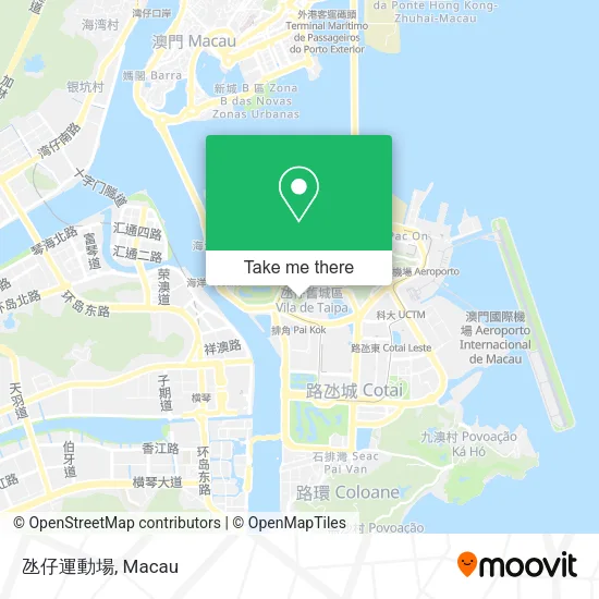 氹仔運動場 map
