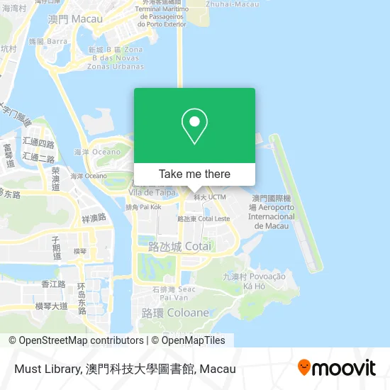 Must Library, 澳門科技大學圖書館 map