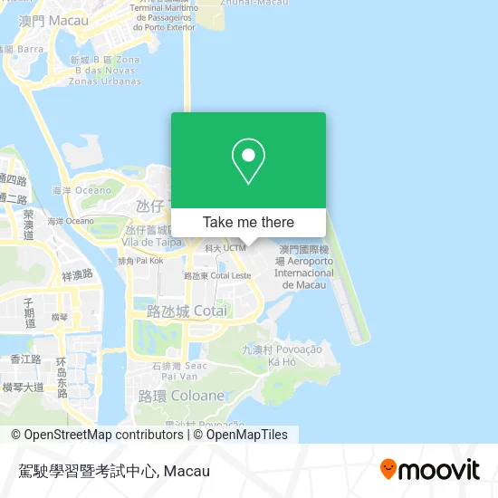 駕駛學習暨考試中心 map