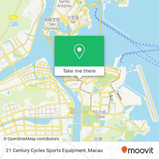21 Century Cycles Sports Equipment map