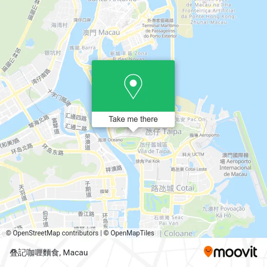 叠記咖喱麵食地圖