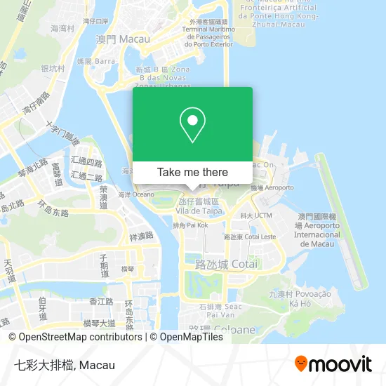 七彩大排檔地圖