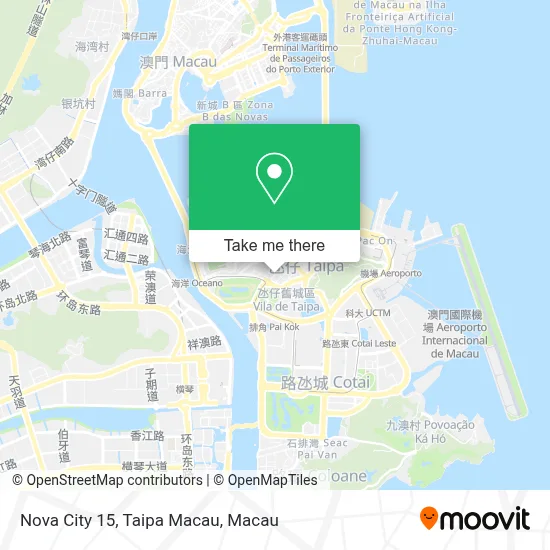 Nova City 15, Taipa Macau地圖