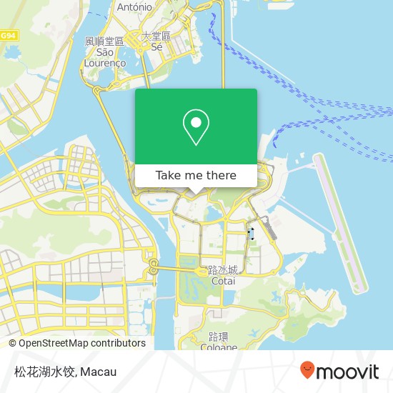 松花湖水饺 map