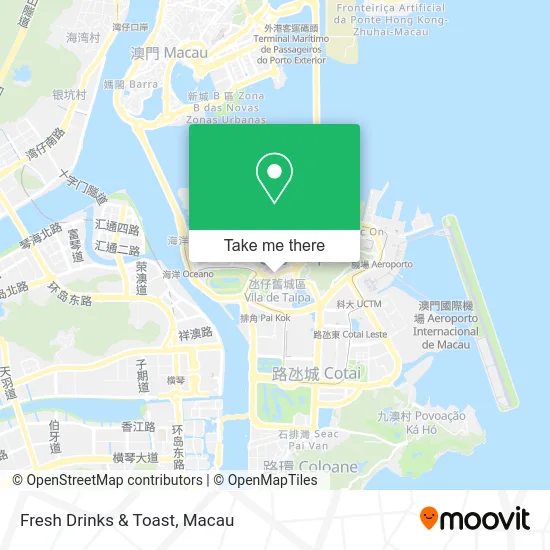 Fresh Drinks & Toast map