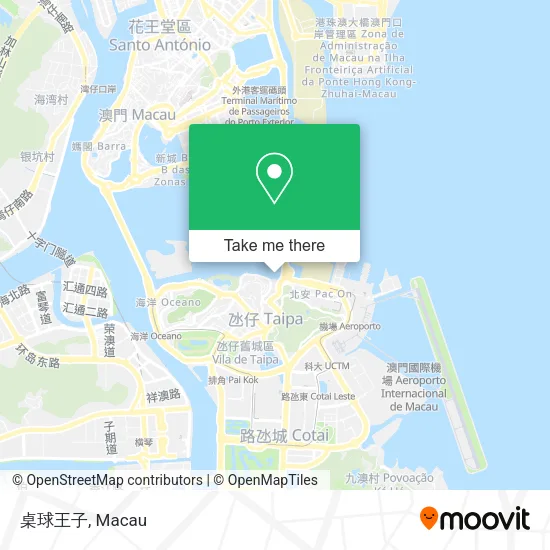 桌球王子地圖