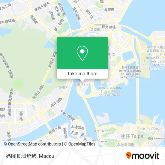 媽閣長城燒烤地圖