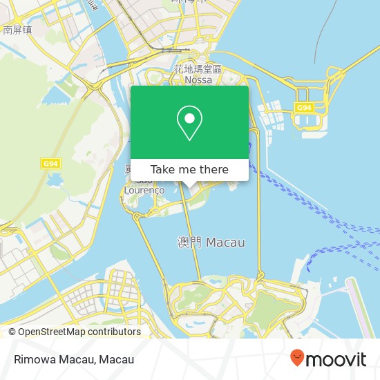 Rimowa Macau map