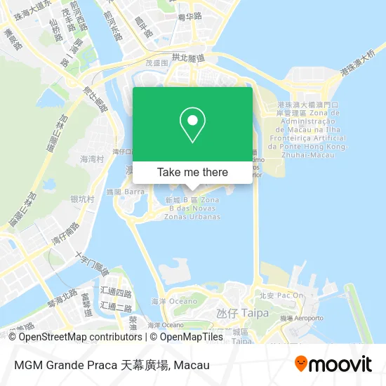 MGM Grande Praca 天幕廣場 map