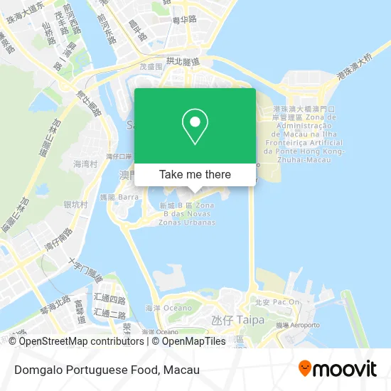 Domgalo Portuguese Food map