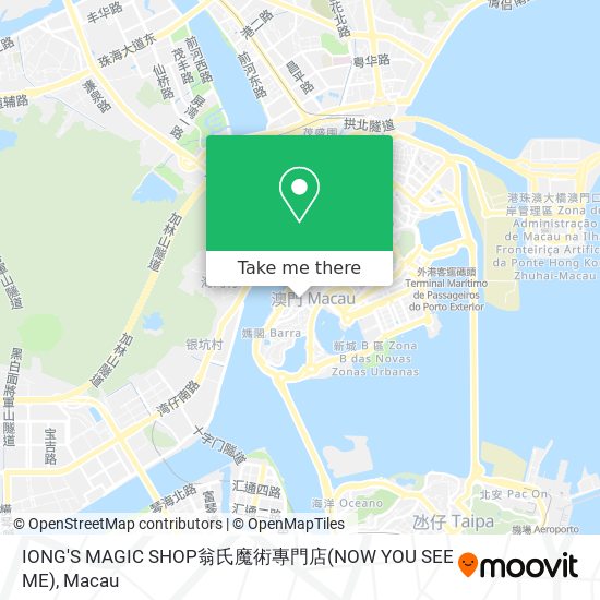 IONG'S MAGIC SHOP翁氏魔術專門店(NOW YOU SEE ME) map