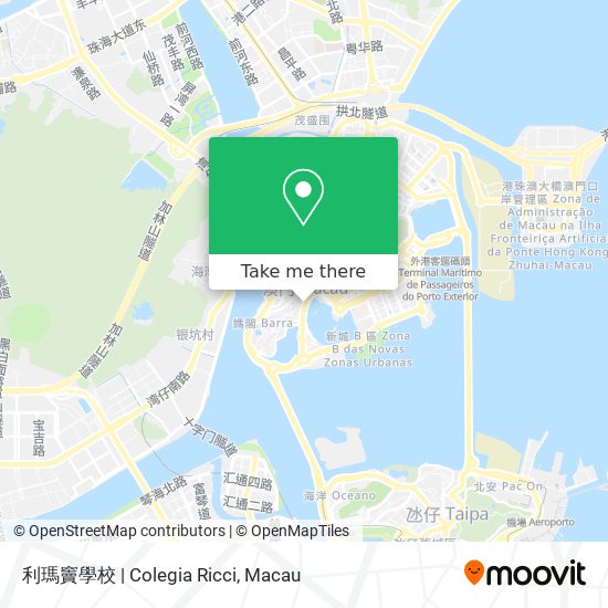 利瑪竇學校 | Colegia Ricci map