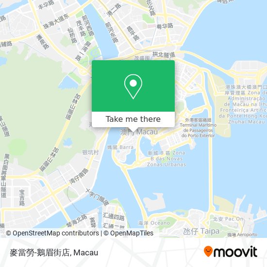 麥當勞-鵝眉街店 map