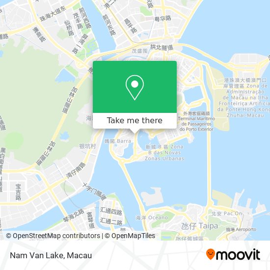 Nam Van Lake map