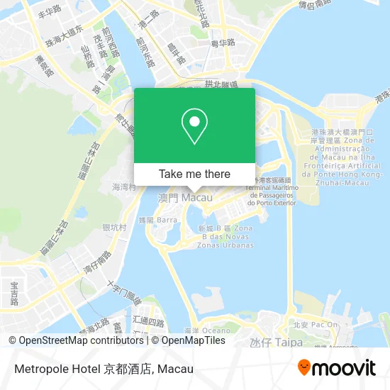 Metropole Hotel 京都酒店地圖