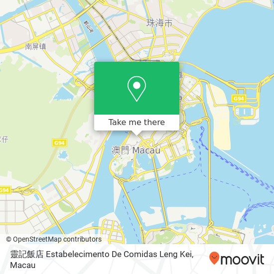 靈記飯店 Estabelecimento De Comidas Leng Kei map