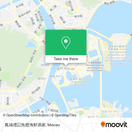 鳳城禮記魚翅海鮮酒家地圖
