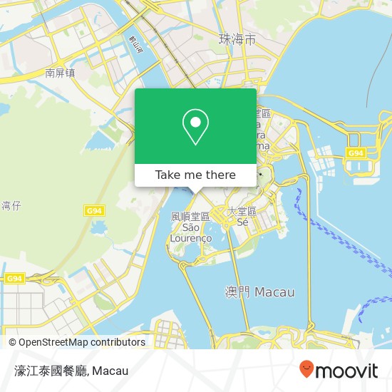 濠江泰國餐廳 map