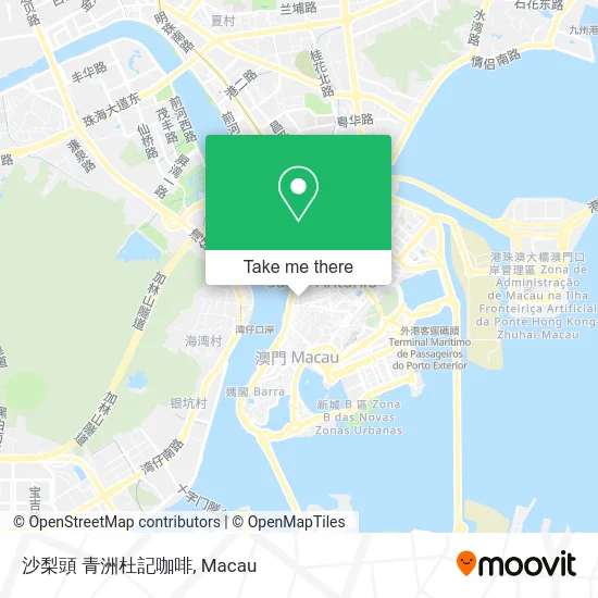 沙梨頭 青洲杜記咖啡地圖