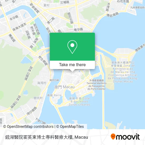 鏡湖醫院霍英東博士專科醫療大樓地圖