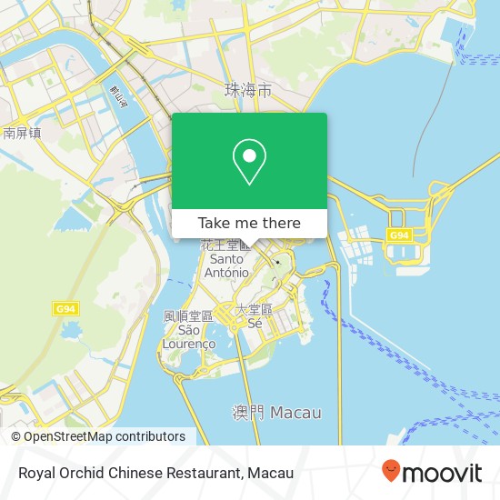 Royal Orchid Chinese Restaurant map