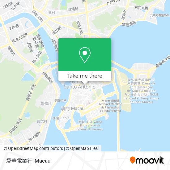 愛華電業行地圖