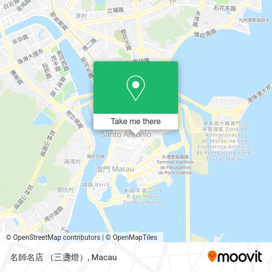 名師名店 （三盞燈）地圖
