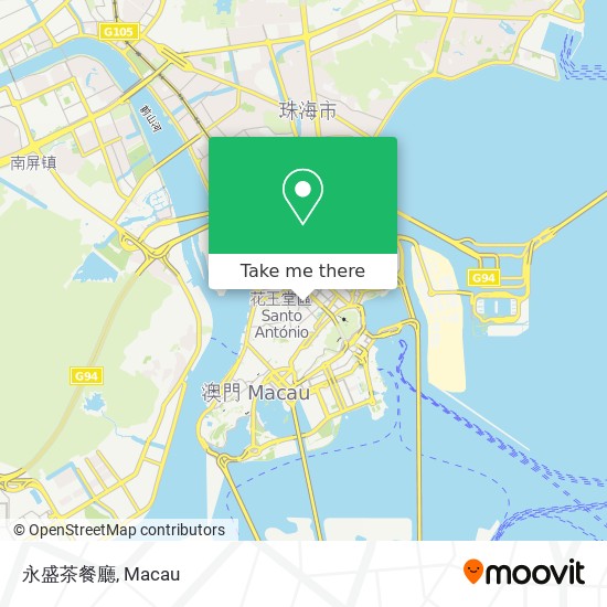 永盛茶餐廳 map
