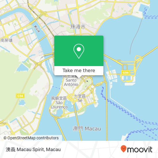 澳義 Macau Spirit map