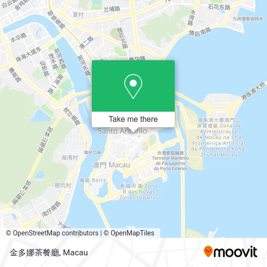金多娜茶餐廳地圖