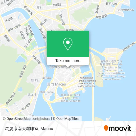 馬慶康南天咖啡室地圖