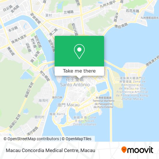 Macau Concordia Medical Centre map