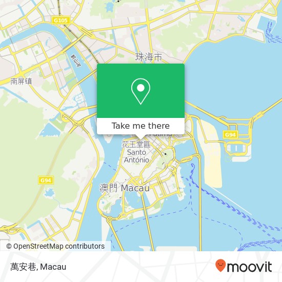 萬安巷 map
