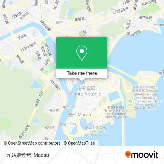 五姑娘燒烤地圖