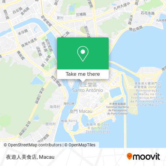 夜遊人美食店 map