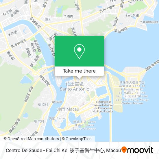 Centro De Saude - Fai Chi Kei 筷子基衛生中心 map