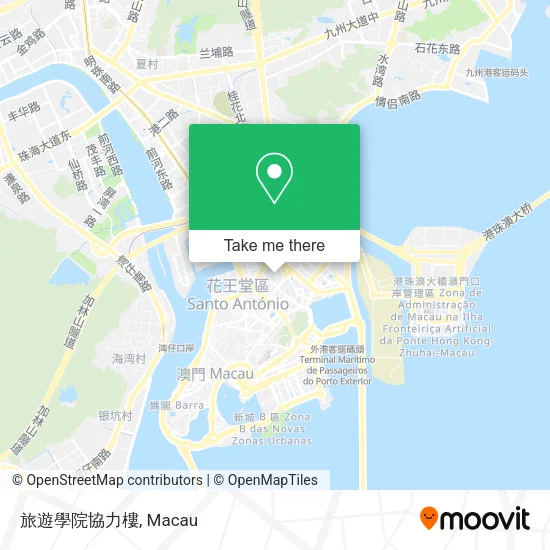 旅遊學院協力樓 map