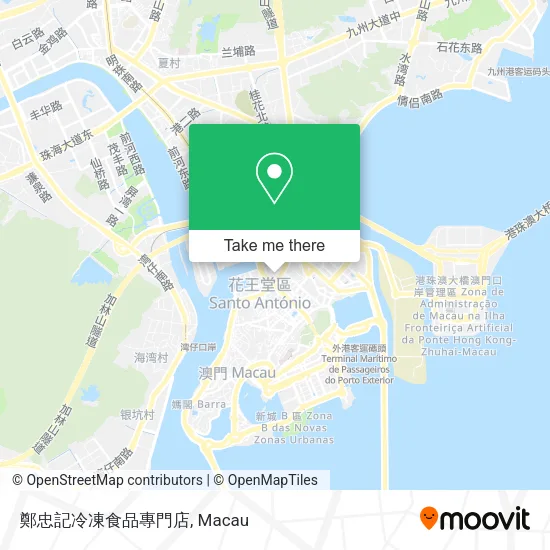 鄭忠記冷凍食品專門店地圖