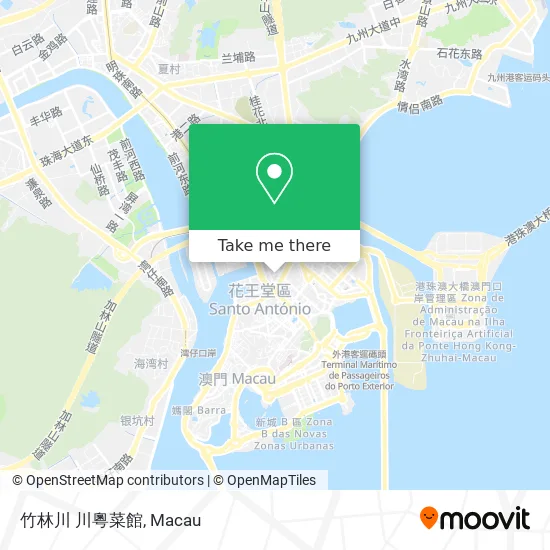 竹林川 川粵菜館地圖