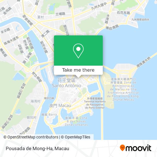 Pousada de Mong-Ha map