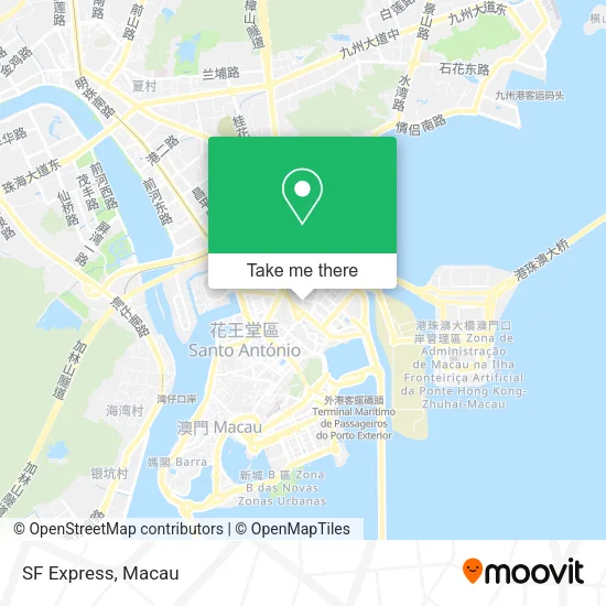 SF Express map