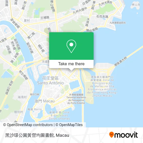 黑沙環公園黃營均圖書館地圖