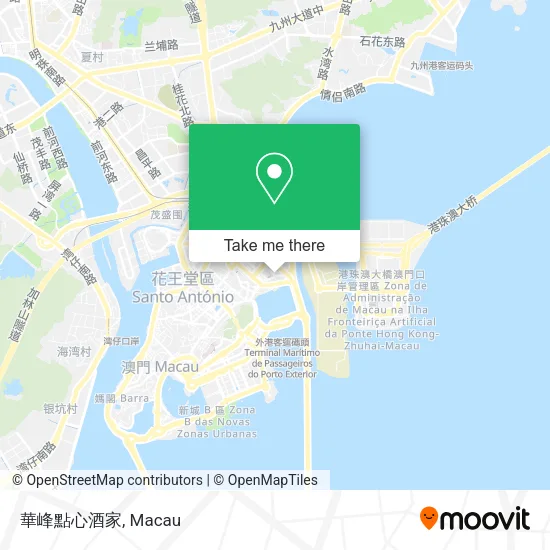 華峰點心酒家地圖
