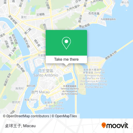 桌球王子 map