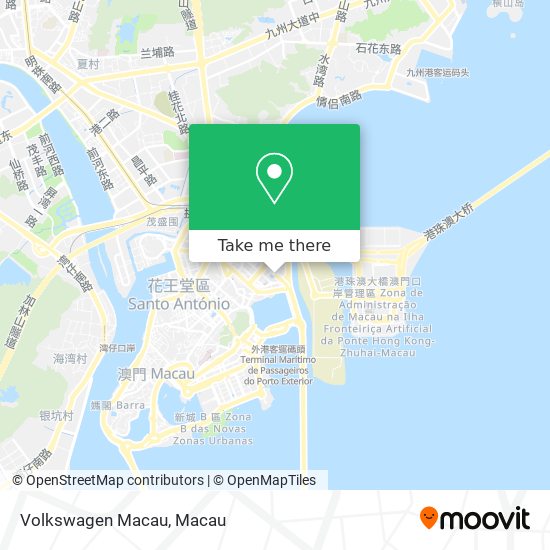 Volkswagen Macau map