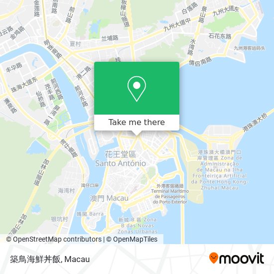 築鳥海鮮丼飯 map