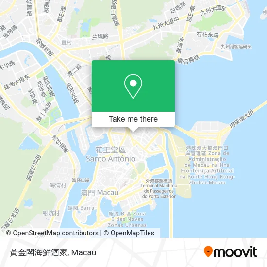 黃金閣海鮮酒家地圖