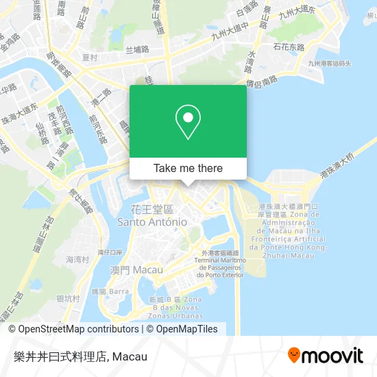 樂丼丼曰式料理店地圖