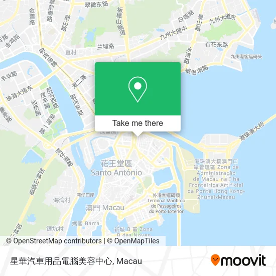 星華汽車用品電腦美容中心地圖